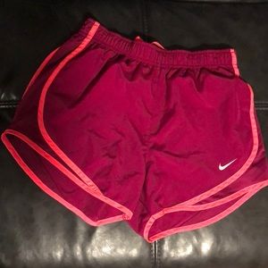 Fuchsia and Pink Nike Shorts